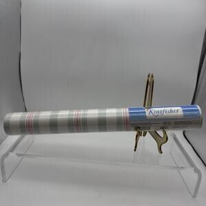 Vintage Pre-Pasted Vinyl 56 Sq Ft by Kingfisher 24161 Batch 0041 Denmark Stripe
